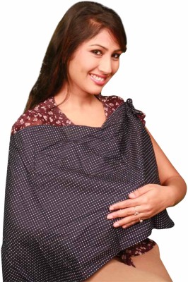 

Vixenwrap Brown Polka Printed Feeding Cloak(Black)