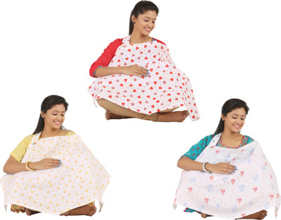 

Brother Baby Feeding Cloak(White base with cherry red and light blue color print, White base with yellow color print, White base with red color print), White base with cherry red and light blue color print;white base with red color print;white base with y