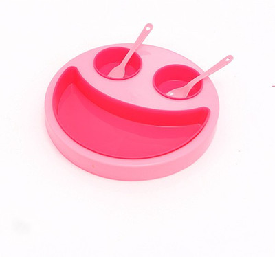 

Pratha Smily Plate - Plastic(Pink)