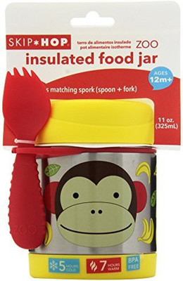 

Skip Hop Zoo Insulated Food Jar, Monkey - Plastic(Multicolor)