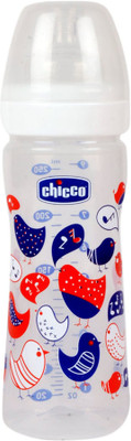 

Chicco Well Being Feeding Bottle Red - 250Ml - 250 ml(Red)