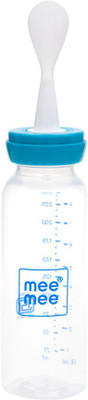 

MeeMee 2 In 1 Baby Feeding Bottle with Spoon - 250 ml(Blue)