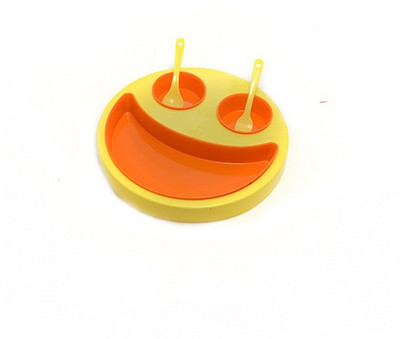 

Pratha :) Smily Plate - Plastic(Yellow)
