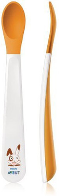 

Philips Avent Bpa Free Toddler Weaning Spoons - Plastic(Brown, White)