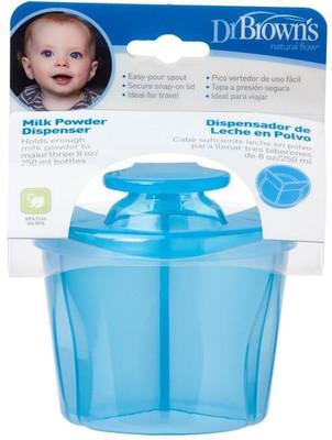 

KC Dr Browns Milk Powder Dispenser (Blue) - Food Grade Plastic, Silicone(Multicolor)