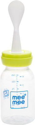 

MeeMee 2 In 1 Baby Feeding Bottle with Spoon - 125 ml(Green)