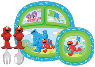 

Munchkin Sesame Street Dining Set - Plastic(Multicolor)