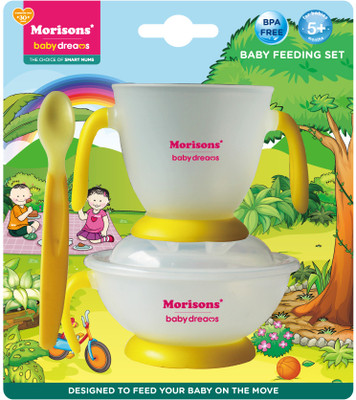 Baby Dreams Feeding Set - Plastic(Yellow) Baby Dreams Feeding Set - Plastic(Yellow)
