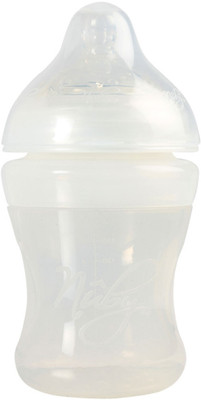 

Nuby Silicone Bottle With Medium Flow Nipple 210Ml - 210 ml(Multicolor)