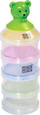 

MeeMee Baby Food Container Set (4 pcs) - Plastic, Silicon(White)