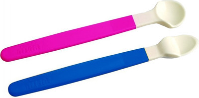 Farlin Pulpy Food Spoon(Blue, Pink)