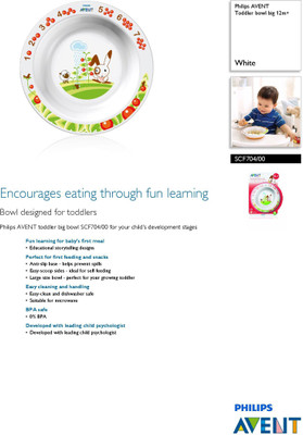 

Philips Avent Avent Toddler Bowl(Multicolor)