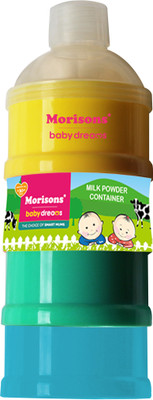 

Baby Dreams Milk Powder Container - Plastic(Silver, Yellow)