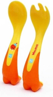 

Pur Walrus Cutlery Set - Plastic(Orange)
