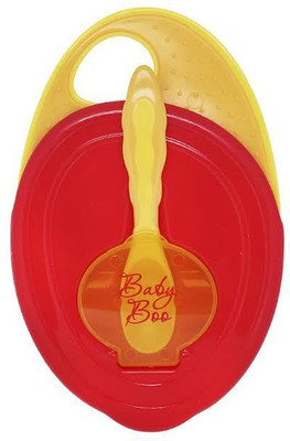 

Baby Boo Bowl with spoon - food grade plastic(Yellow, Red)