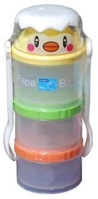 

Baby's Clubb Milk Powder Container With Fork and Spoon - Plastic(Multicolor)