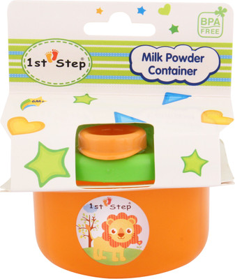 

1st Step Milk Powder Container - Plastic(Orange)