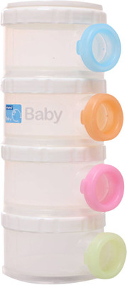 

Baby's Clubb Milk Powder Container Side Open - Plastic(White)