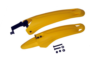 

Dark Horse Fox Yellow Clip-on Front & Rear Fender(Multicolor)