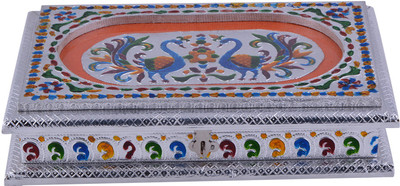 

G S Museum Wooden Decorative Platter(Multicolor)