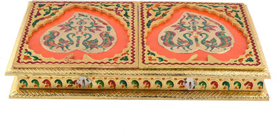 

G S Museum Wooden Decorative Platter(Multicolor)