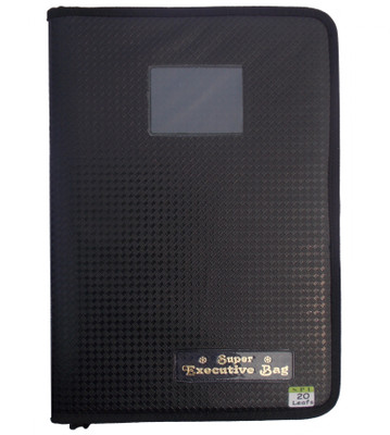 

Volik rexine padfolio(Set Of 1, Black)