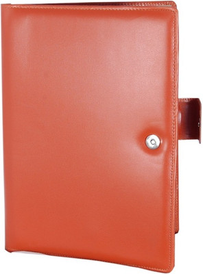 

Aahum Sales Faux Leather Conference Folder (Tan Color)(Set Of 1, Brown)