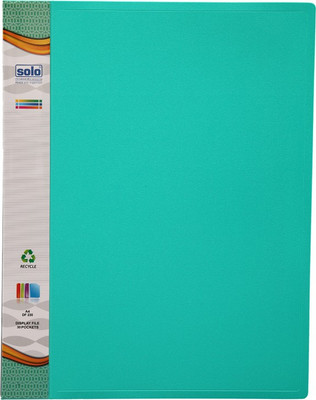 

Solo Polypropylene Display Files / Clear Books(Set Of 1, Green)