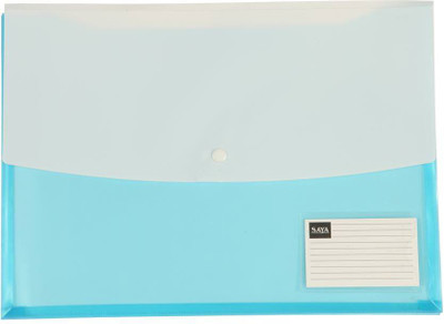 

Saya Office Series Polypropylene Clear Bags And Envelopes(Set Of 10, Blue)