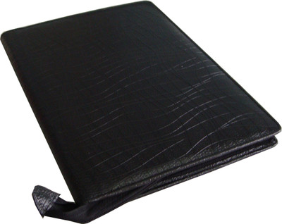 

SAW LEATHER GOODS A4 File Folder(Set Of 1, Black)