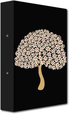 

Nourish Cardboard 2-D- Ring Binder(Set Of 1, Multicolor)