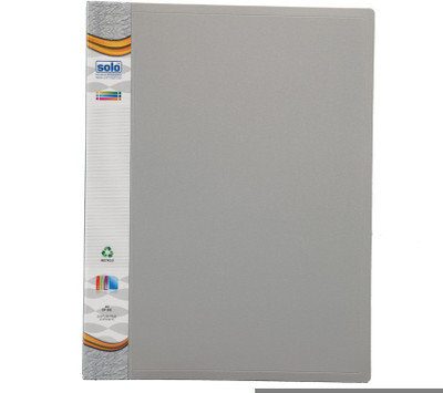 

Solo 40 Pockets A4 Polypropylene Display File(Set Of 1, Grey)