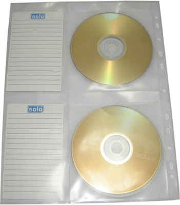 

Solo Computer CD Wallet(Set Of 20, Transparent White)