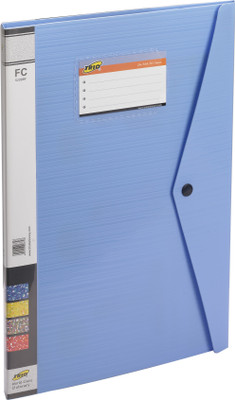 

Trio 520DBF PP Punchless Display File 10 Pockets FC(Set Of 1, Blue)