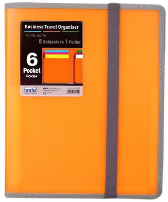 

Solo Polypropylene Plastic Business Travel Organizer(Set Of 2, Frosted Orange)