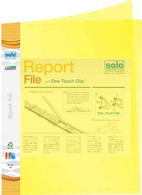 

Solo Executive Polypropylene Report File & Cover(Set Of 10, Yellow)