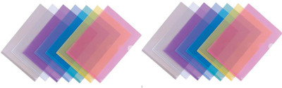 

Y.E.S Polypropelene L-Folder(Set Of 14, Yellow, Purple, White, Green)