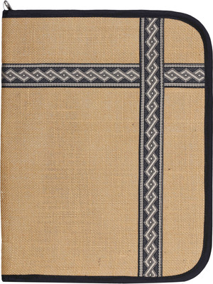 

Jute Tree Jute Folio Folders(Set Of 1, Multicolor)