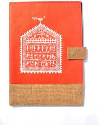 

Art Godaam HAND MADE PAPER FILE FOLDER(Set Of 1, Orange)