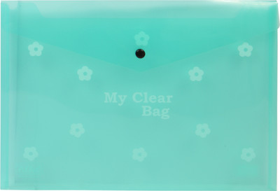 

Saya My Clear Bag Flower(Set Of 12, Green)