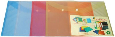 

statiO Plastic Plastic Folders(Set Of 12, Multicolor)