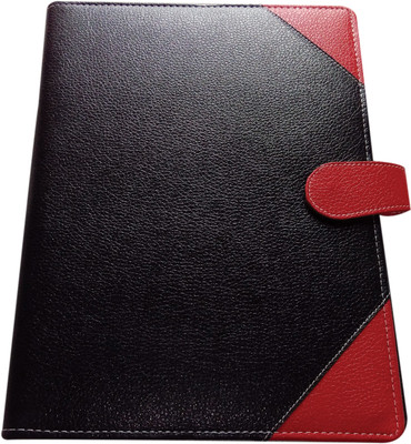 

BoardRite Premium Leatherite Conference Folder(Set Of 1, Black, Maroon)