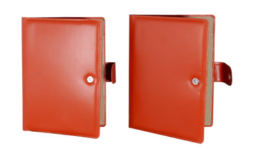

Aahum Sales Faux Leather Conference Folder Set of 2 (Tan Color)(Set Of 2, Brown)