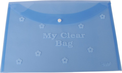 

DataKing Polypropylene My Clear Bag With Flower Print, Size FC, Color: Blue, Free Delivery.(Set Of 12, Blue)