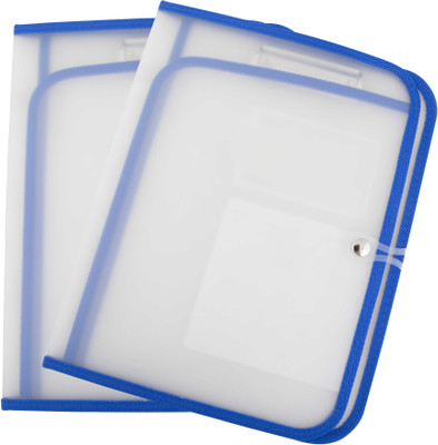 

Enveear Conference Folder Series Plastic Conference Folders(Set Of 2, Transparent Natural)