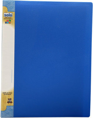 

Solo Display File(Set Of 3, Blue)
