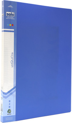 Solo Clip File(Set Of 4, Blue)