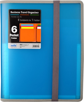 

Solo Polypropylene Plastic Business Travel Organizer(Set Of 2, Frosted Blue)