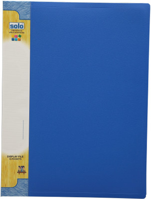 

Solo Display File(Set Of 4, Blue)