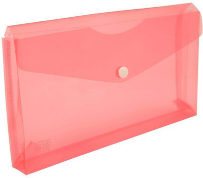 

Saya Office Series Polypropylene Clear Bags And Envelopes(Set Of 2, Red)